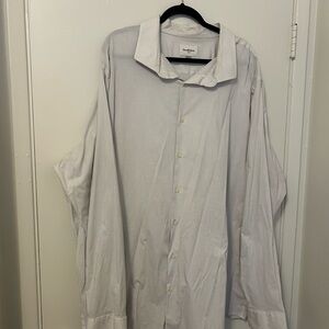 Goodfellow & Co Light Gray Striped Dress Shirt